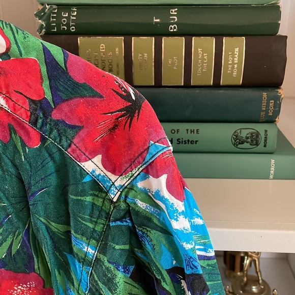 Vintage floral button up shirt - Picture 5 of 5
